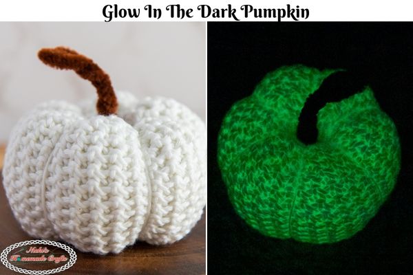 Glow In The Dark Crochet Pumpkin - Free Pattern - Nicki's Homemade Crafts