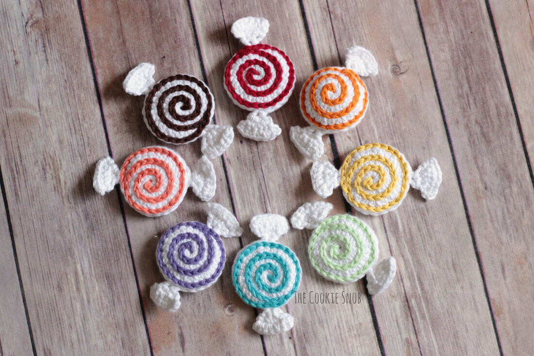 11 Sweet Free Crochet Candy Patterns Nicki's Homemade Crafts