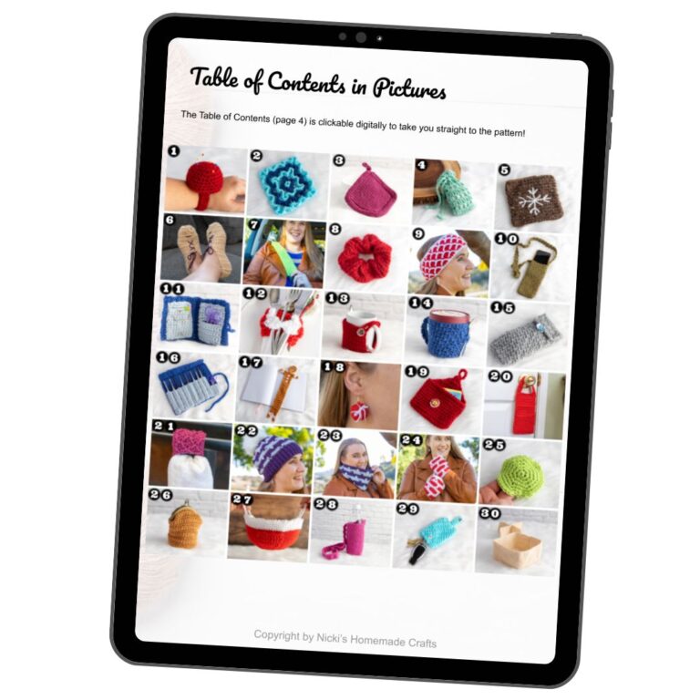 Free Advent Calendar Mystery CAL Last Minute Crochet Gifts Made Easy