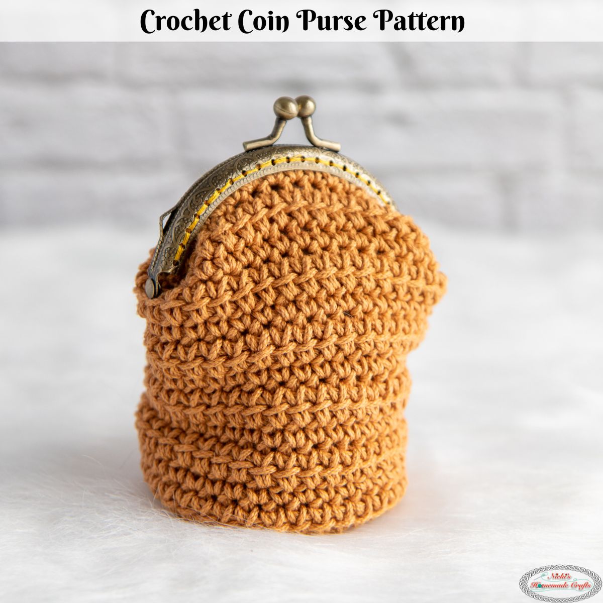 CROCHET COIN PURSE FOR BEGINNERS - YouTube