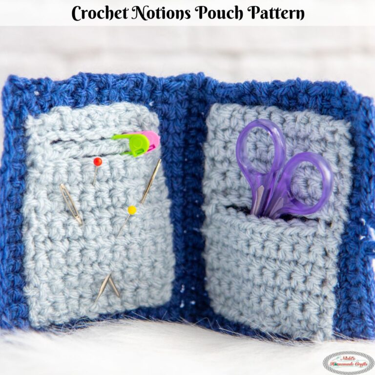 Free Crochet Notions Pouch Pattern Nicki's Homemade Crafts