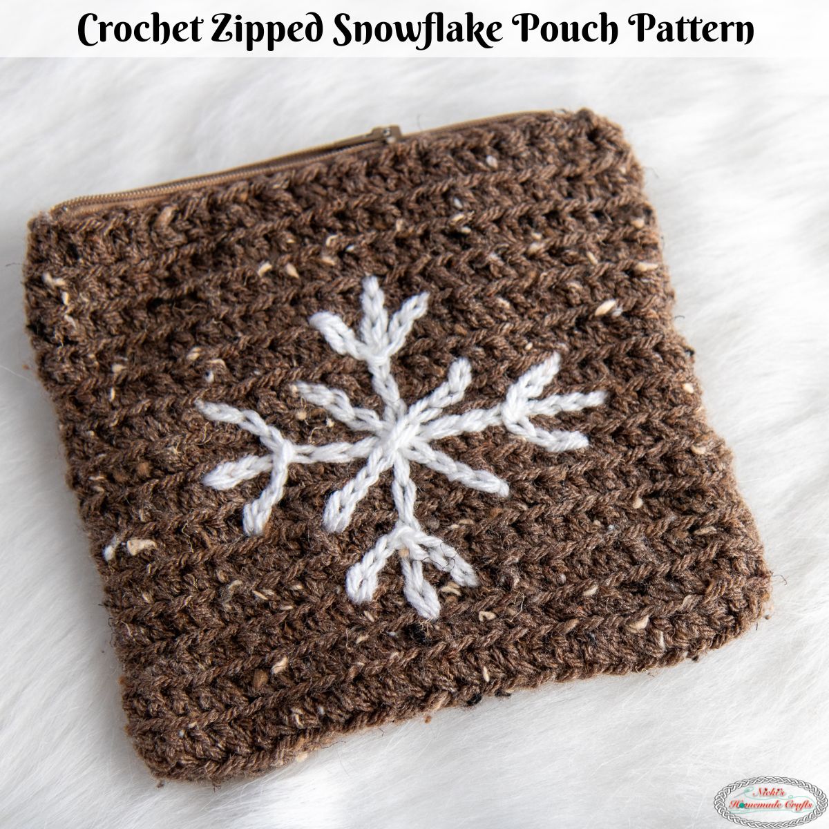 Easy 3 Rounds Only Crochet Snowflake Tutorial