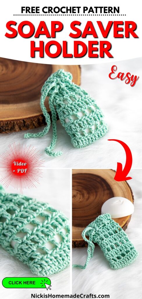 Free Crochet Pattern Crochet Leaf Soap Saver - Moara Crochet