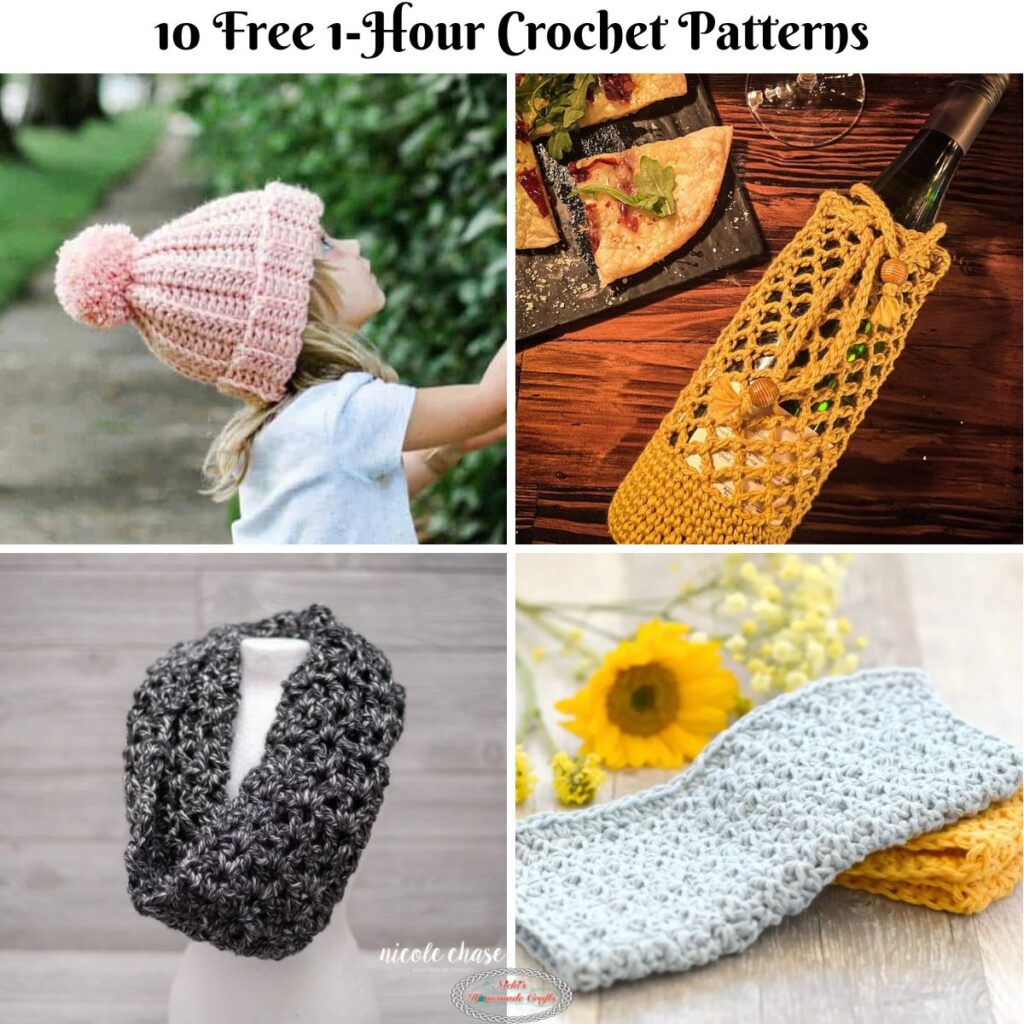 1 Hour Crochet Projects - 20+ Easy Crochet Pattern Ideas