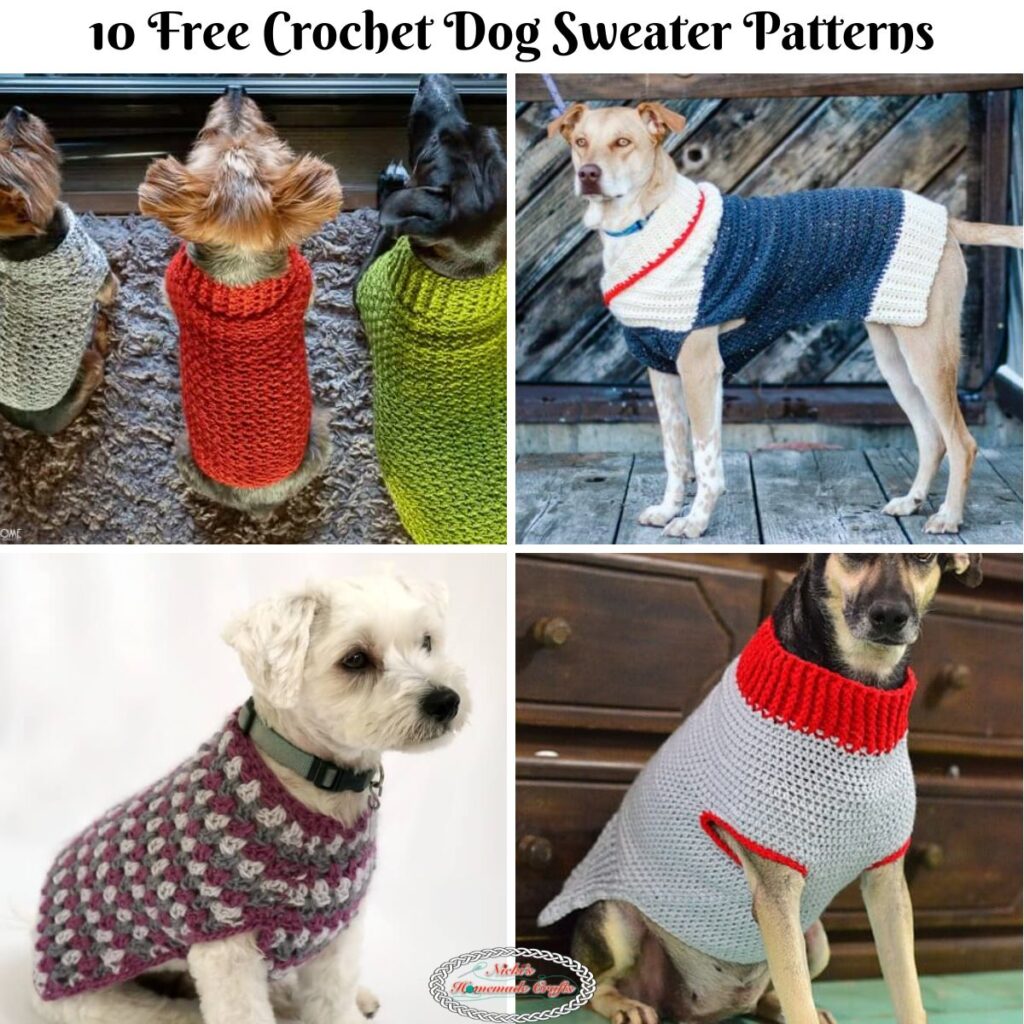 Dandy Dog Sweater: Easy Crochet Dog Sweater Pattern