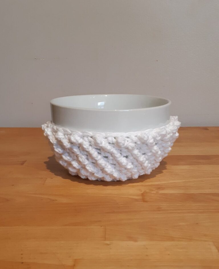 10 Easy And Quick Free Crochet Bowl Cozy Pattern Nickis Homemade Crafts 2124