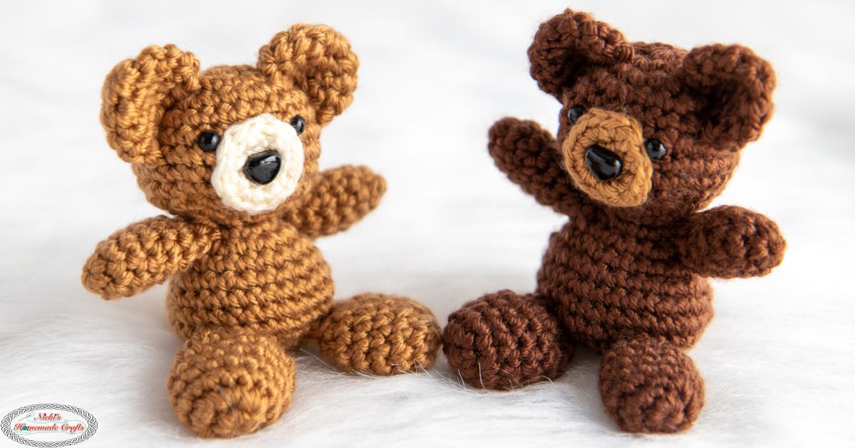 Free Tiny Crochet Teddy Bear Pattern Nicki's Homemade Crafts