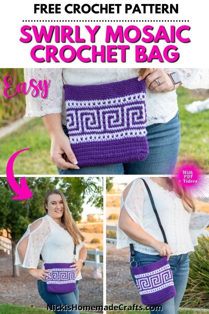 PDF DIGITAL CROCHET Pattern Phone Bag/cross Body Cell Phone 