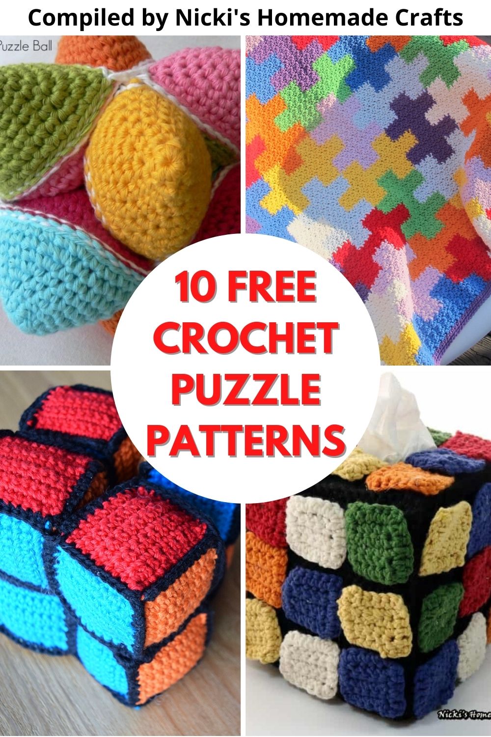 10 Fun and FREE Crochet Puzzle Patterns Nicki's Homemade Crafts