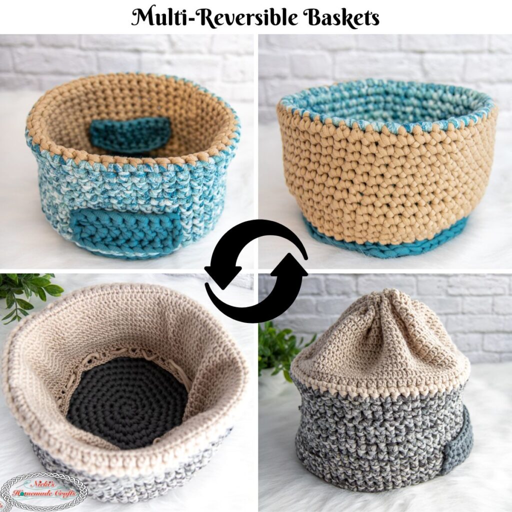 63 Free Crochet Basket Patterns for Fun Quick Storage - Crafting Each Day