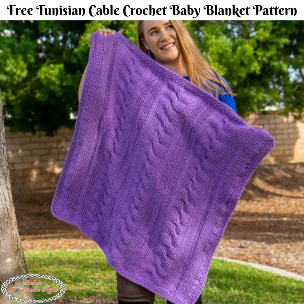 Crochet Cable Blanket E-Book