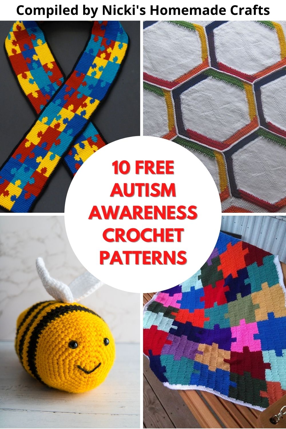 10 Free Crochet Patterns for Autism Awareness Nicki's Homemade Crafts