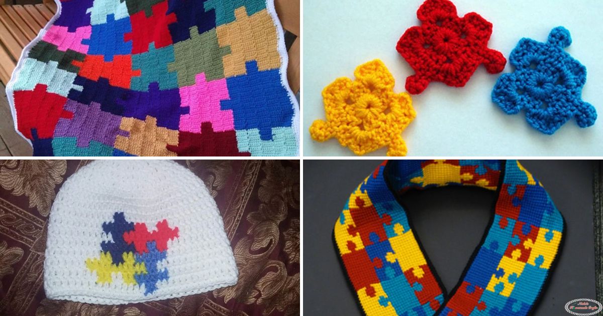 10 Free Crochet Patterns for Autism Awareness Nicki's Homemade Crafts