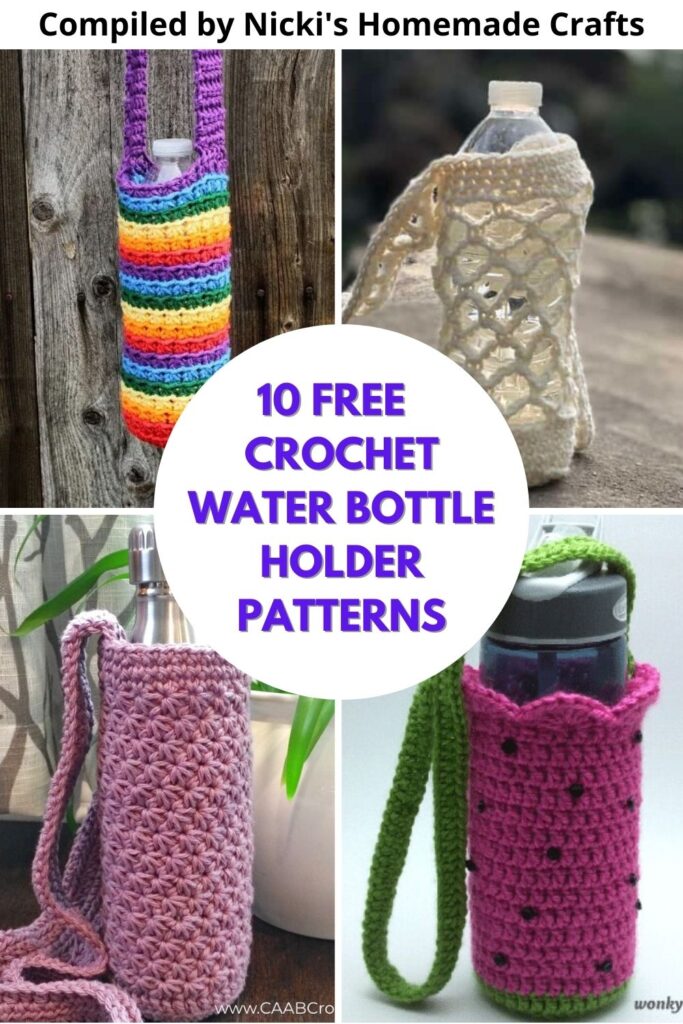 Crochet Corn Water Bottle Holder Pattern 