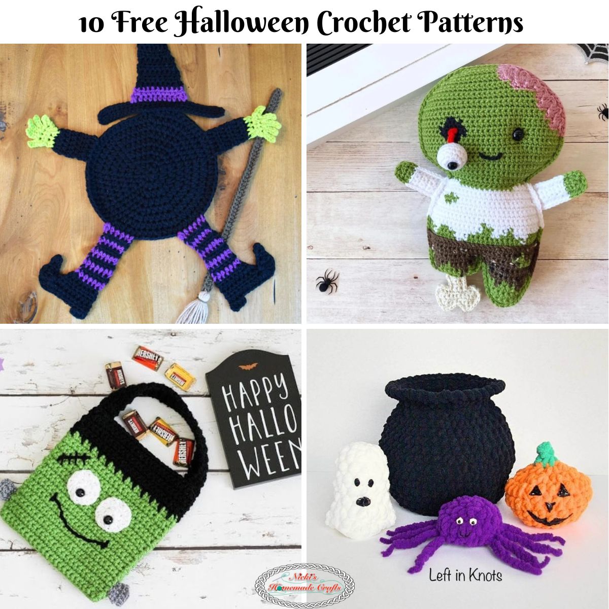 10 Spooky Halloween Crochet Patterns Nicki's Homemade Crafts