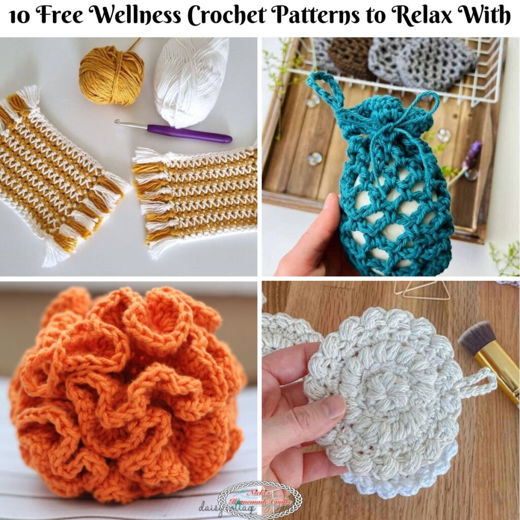 10 FREE Patterns Using Cotton Yarn for Crochet - Nicki's Homemade Crafts