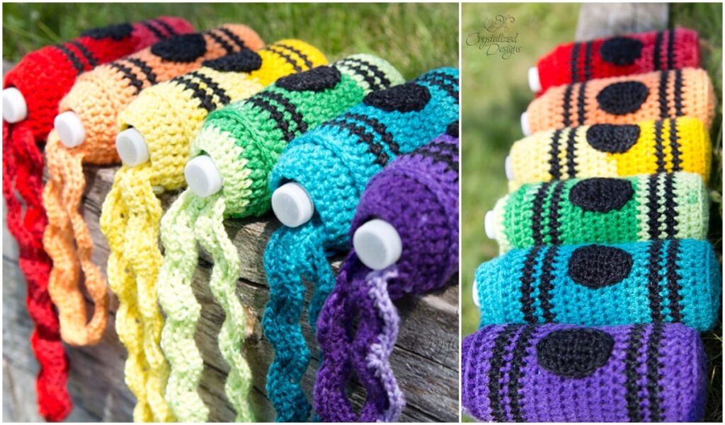 21 Free Crochet Water Bottle Holder Patterns - Sarah Maker