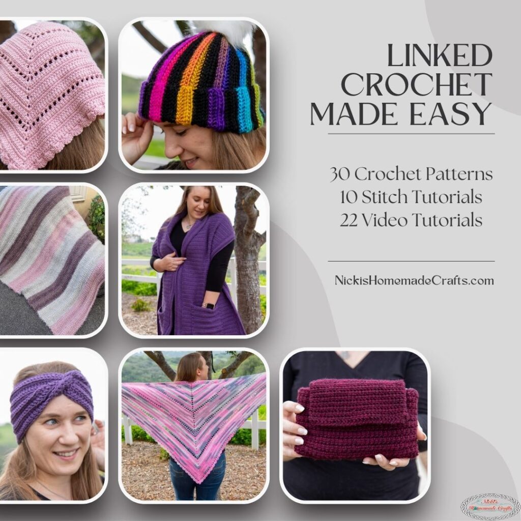 Linked Crochet Made Easy - Video Ebook with 30 Patterns, 10 Stitch ...