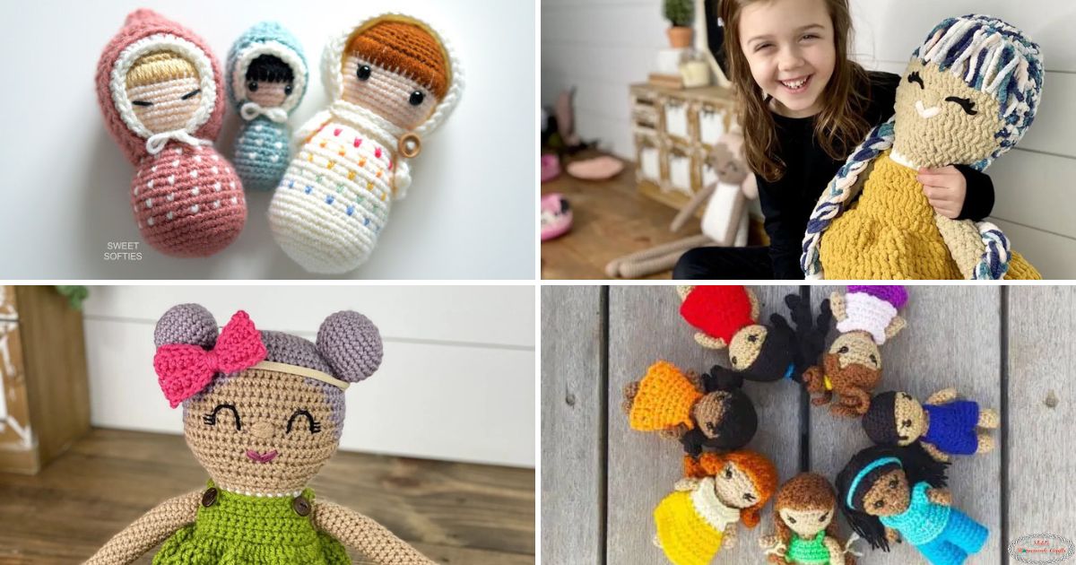 37+ Best Crochet Doll Patterns {Free Patterns}