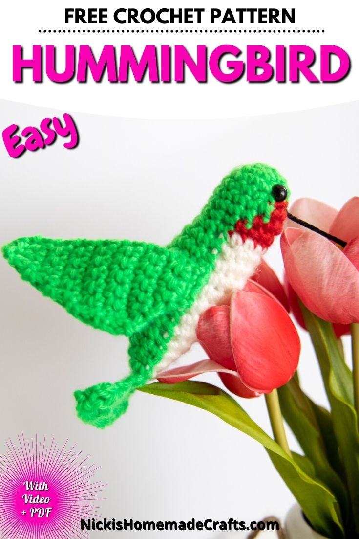 Realistic Free Crochet Hummingbird Pattern Nicki's Homemade Crafts