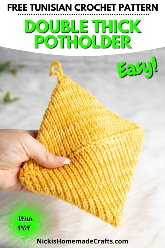 Free Crochet Pattern Thick Simple Pot Holder : Free Crochet Patterns