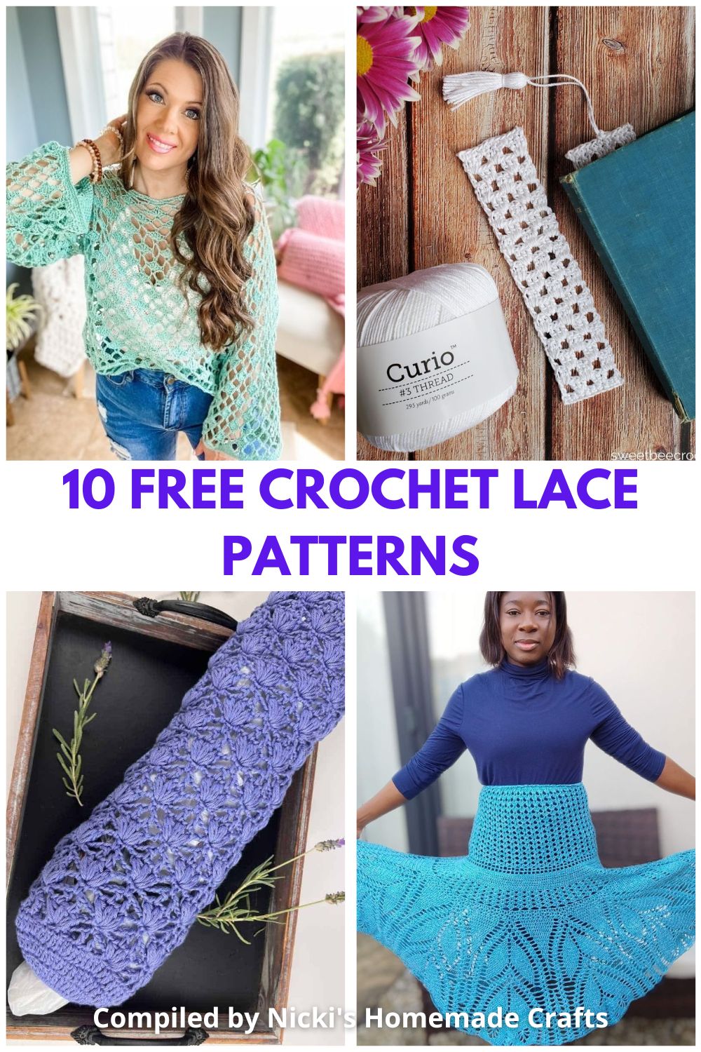 10 Beautiful Free Crochet Lace Patterns Nicki's Homemade Crafts