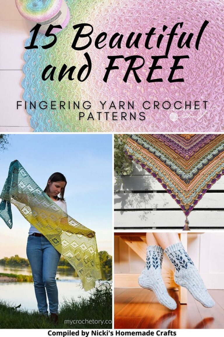 Fingering Yarn Patterns
 15 Free Fingering Crochet Patterns Nicki s Homemade Crafts