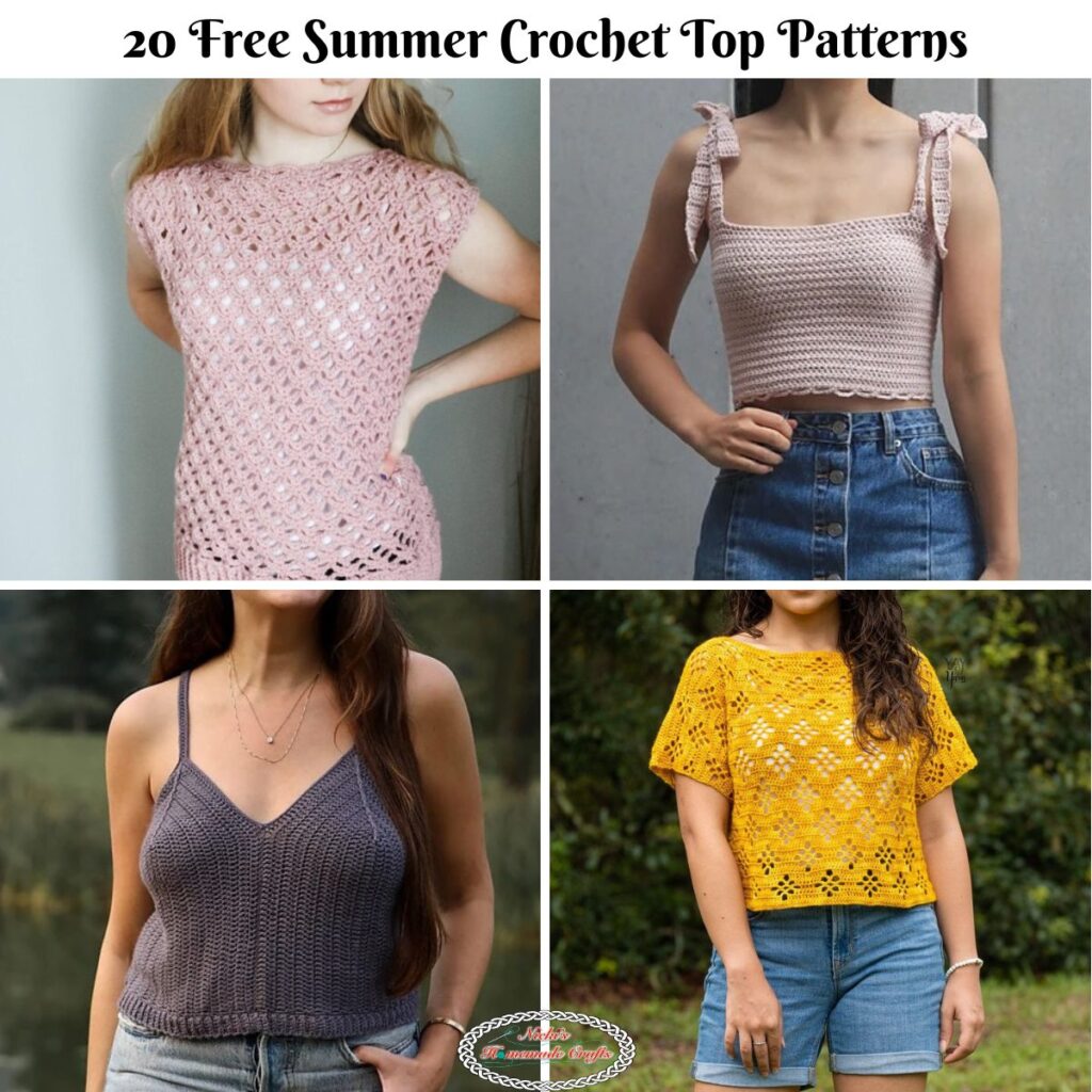 Crochet Top: Summer Tops in Any Length Crochet  