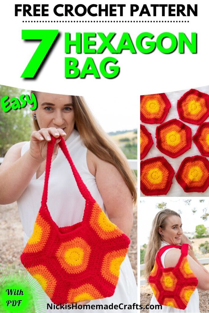 Hexagon Crochet Handbag - Free Pattern - Cashmere Dandelions