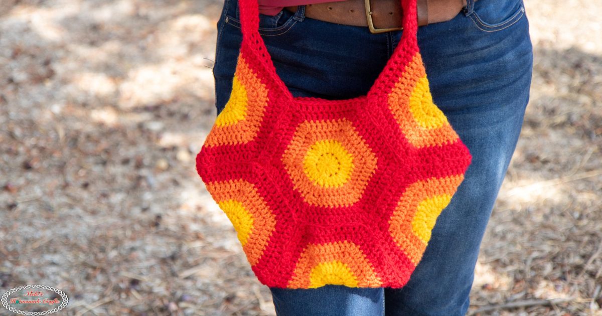 Simple Crochet Hexagon Tote bag - YouTube