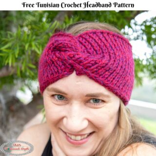 Free Tunisian Crochet Headband Pattern - Nicki's Homemade Crafts