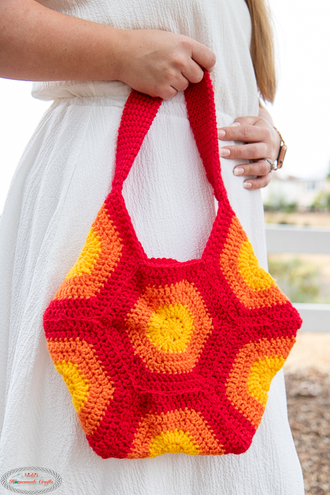 Buy Any Size Hexagon Bag CROCHET PATTERN, English Pattern, Flap, Cord,  Sling Bag, Adjustable Bag, Mini Bag, Crochet Purse, DIY Crochet Bag Online  in India - Etsy