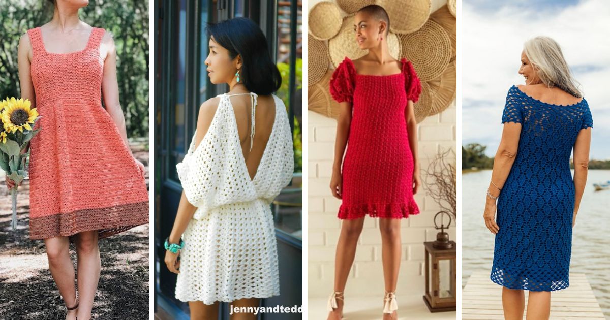 10 Crochet dress patterns to try