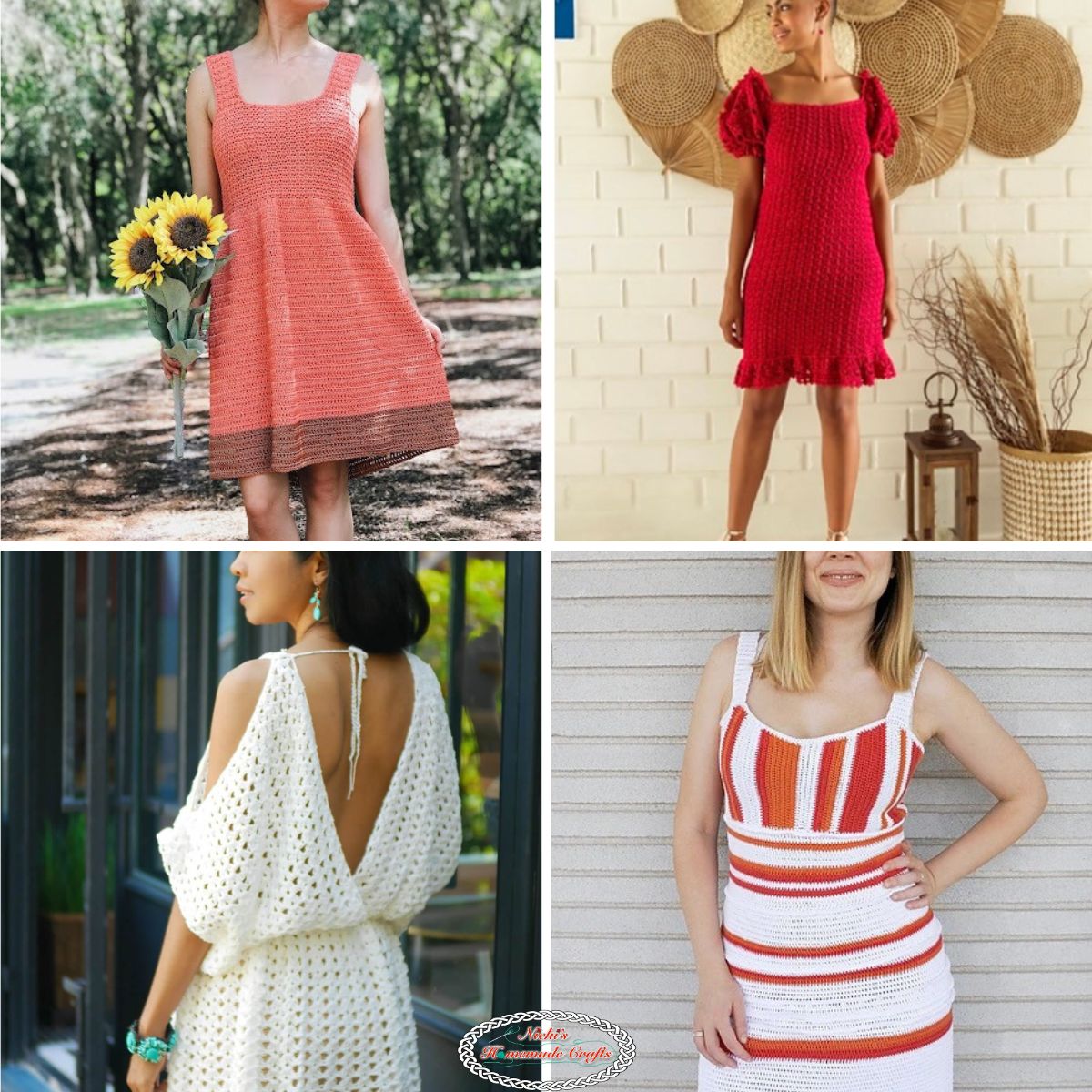 20 Free Crochet Summer Dress Patterns - Nicki's Homemade Crafts