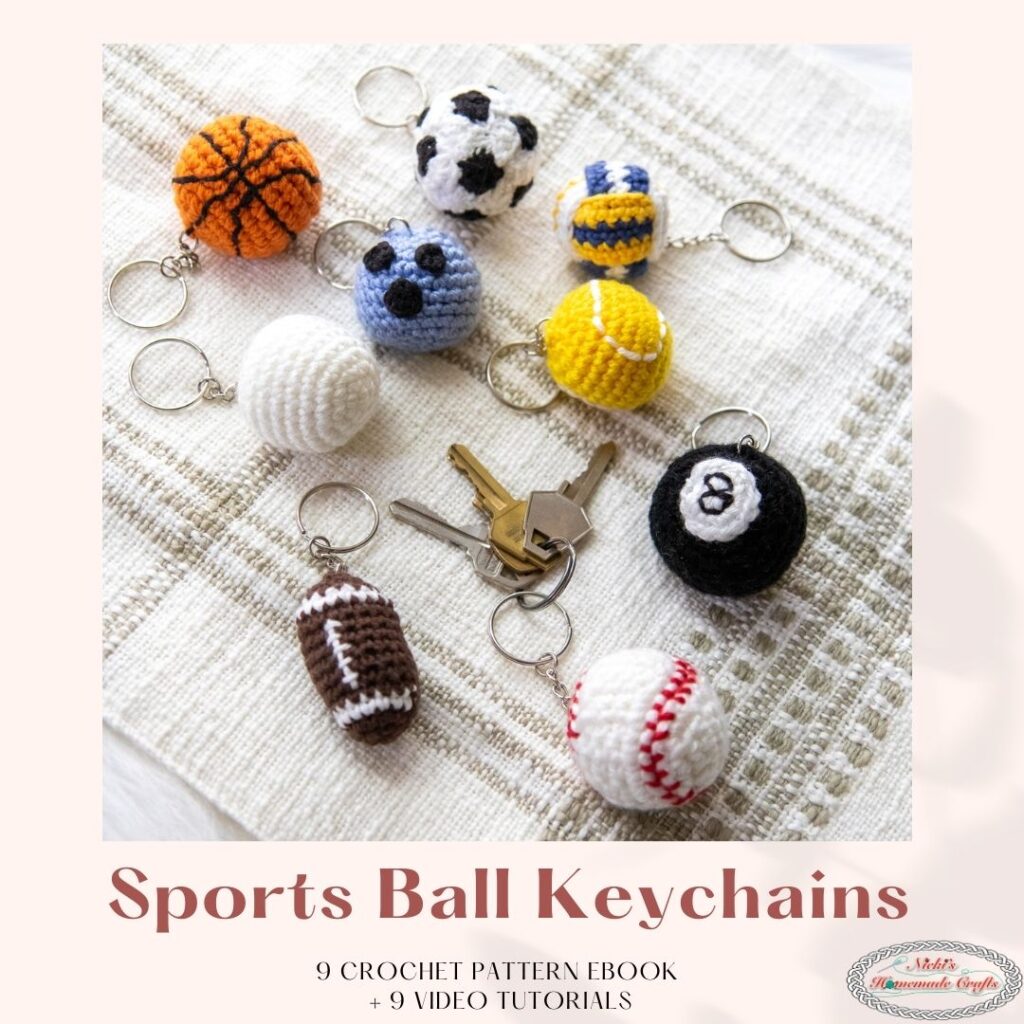 EconoCrafts: DIY Sports Ball Key-Chains