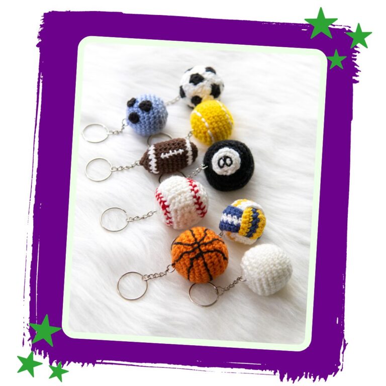 EconoCrafts: DIY Sports Ball Key-Chains