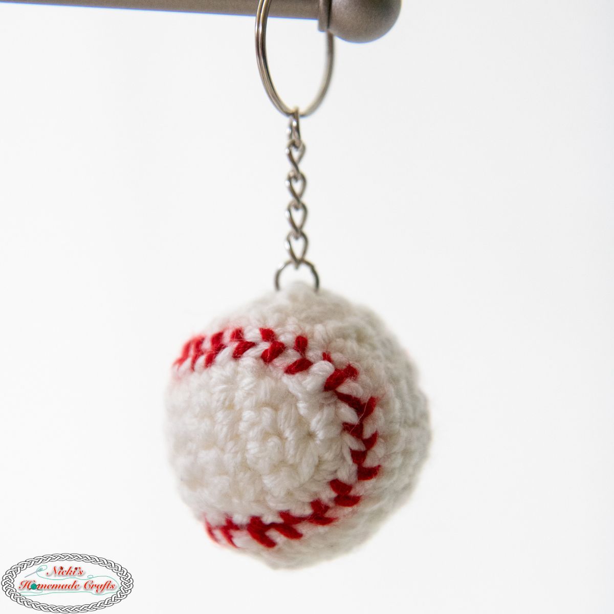 Free Cute Crochet Baseball Keychain Pattern for Backpack - Nicki's Homemade  Crafts