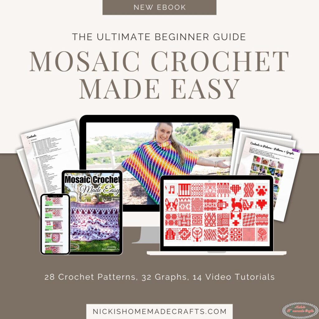 14 Beautiful Mosaic Crochet Patterns - Crochet Life