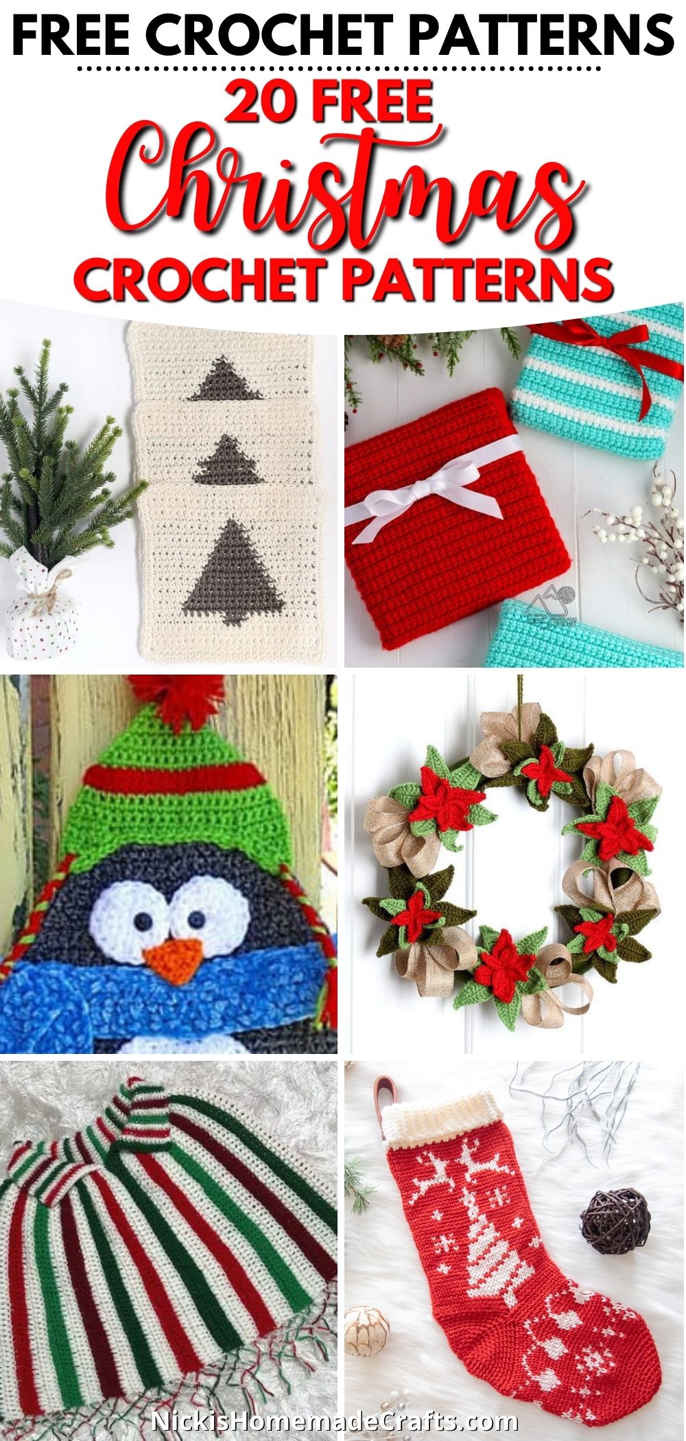 20 Jolly and Quick Free Christmas Crochet Patterns