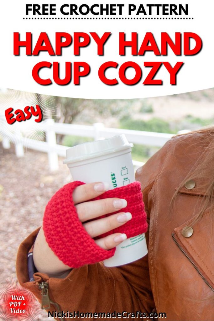 Coffee Cup Cozy, Take Out Cups, Homemade Cloth Cozy Cup Holder