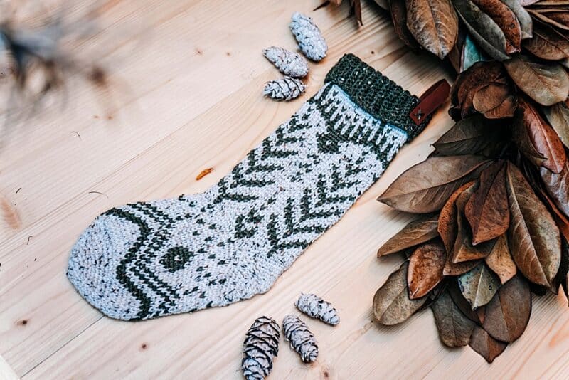 20 Festive Crochet Christmas Stocking Patterns - Nicki's Homemade Crafts