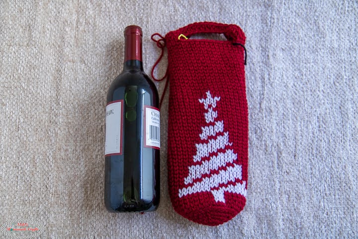 Crochet Wine Bottle Holder Pattern - Free