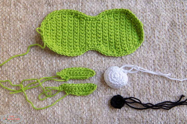 Crochet Sleeping Eyes