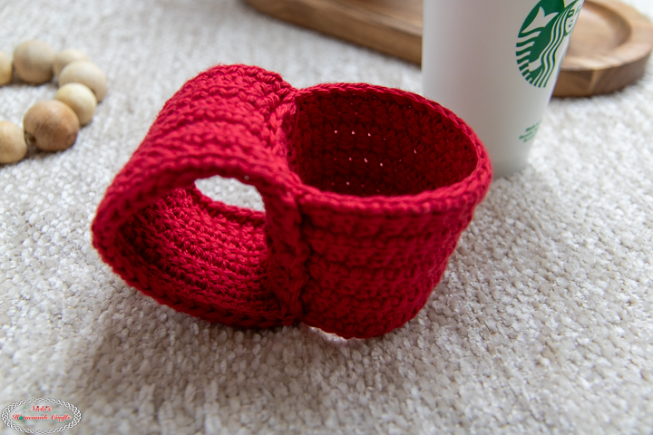 Happy Hand Crochet Cup Cozy with Handle - FREE Pattern! - Nicki's Homemade  Crafts