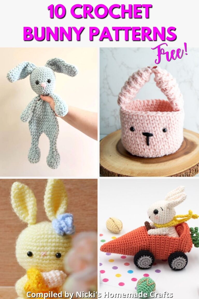 10 Adorable Crochet Bunny Patterns for Easter - FREE! - Nicki's ...