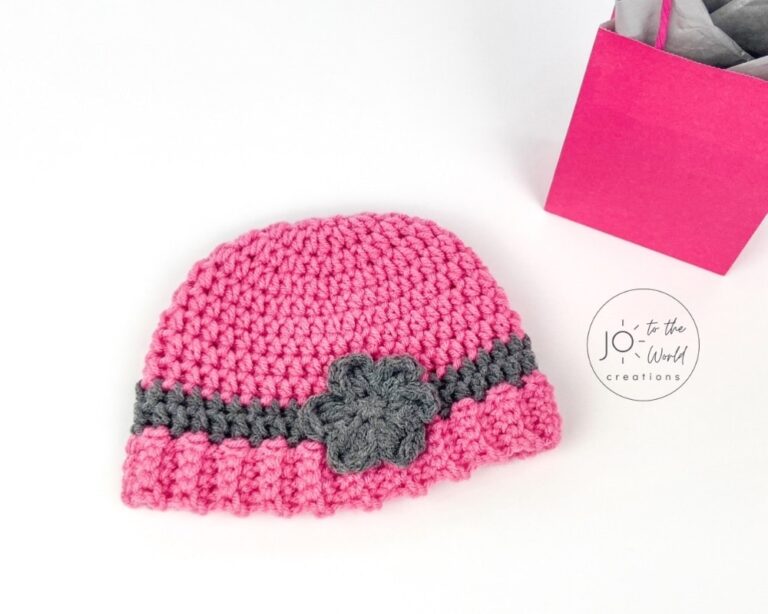 20 Free and Simple Crochet Baby Hat Patterns - Nicki's Homemade Crafts