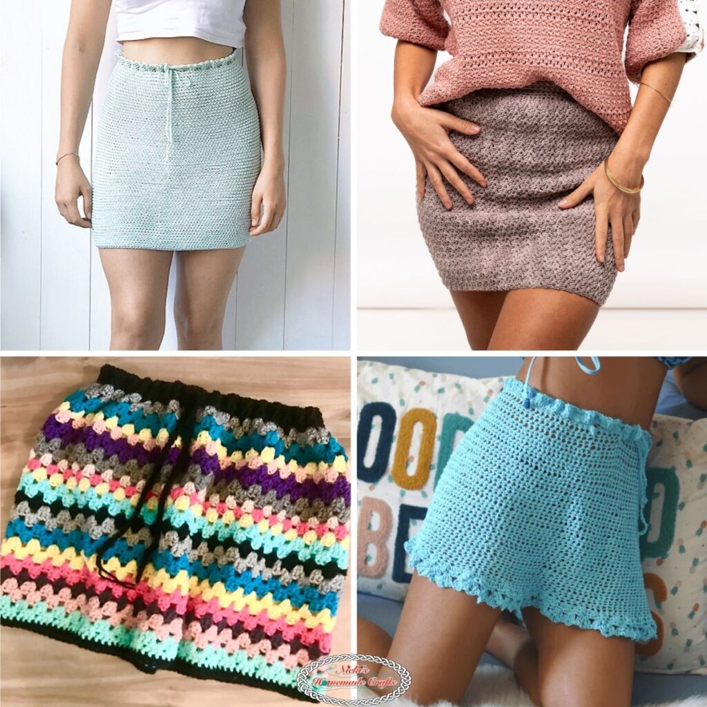 Crochet mini skirt pattern hotsell