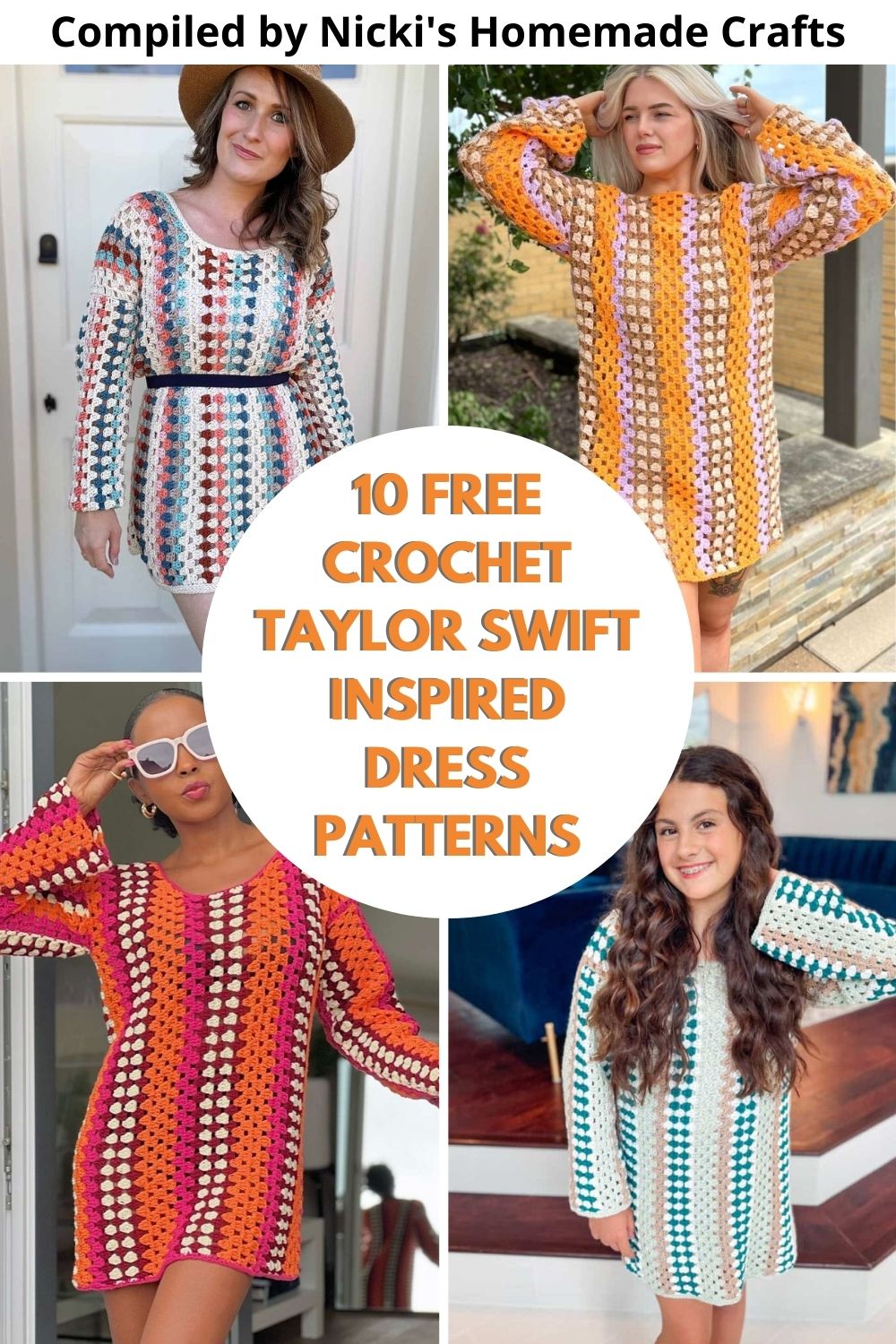 10 Free Crochet Taylor Swift-Inspired Dress Patterns with Granny ...